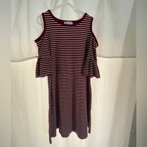 Girls cold shoulder dress size 10